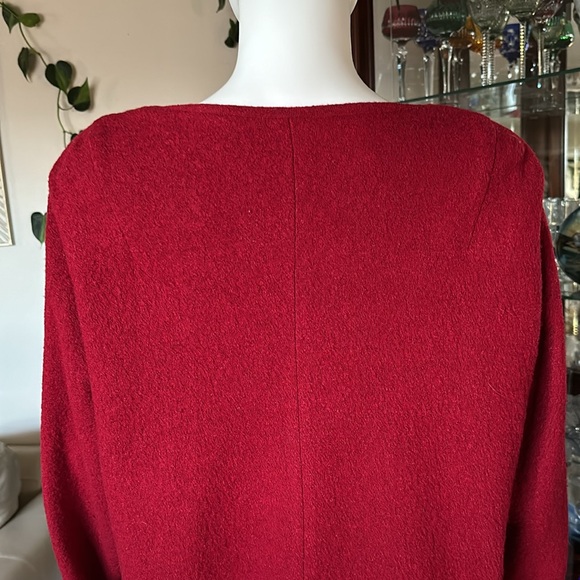 Dolce Vita Vintage Wool Blend Jacket Size XS/S Red with Black Lining - Picture 7 of 14